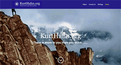 Desktop Screenshot of kurthahn.org